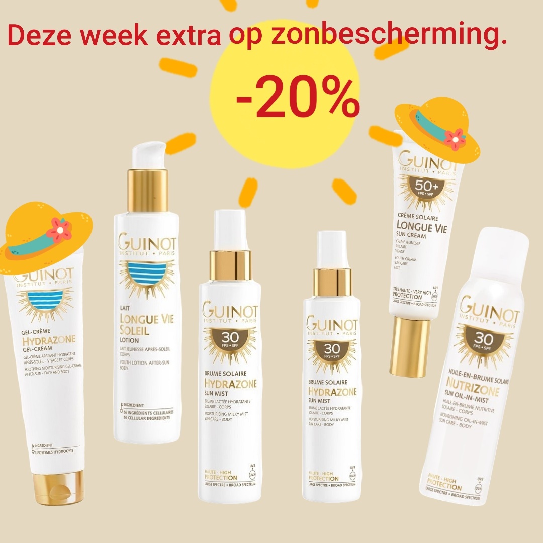 Deze week Guinot zonproducten - 20%