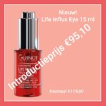 Life Influx Eye werkt op zowel de boven- als onderoogleden